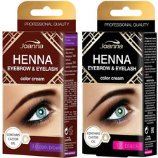 Joanna Eyebrow Tint Black Brown Cream Eyebrow Eyelash Full Dye Lash Kit SET 15ml Eyebrow Makeup price