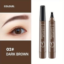 Microblading Eyebrow Pen Waterproof 4 Fork Tip Tattoo Pencil Makeup Brow Pen NEW Eyebrow Makeup price