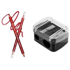 Make Up Sharpener Duo Double Cosmetic Pencil Eyeliner Lip Eye Liner Eyebrow Eyebrow Makeup price