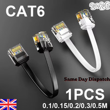 Cat 6 FLAT Ethernet Network Lead LAN Patch Cable RJ45 for PS5/Xbox PC 0.1M TO 1M Network Cable price