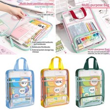 Multi Layer Mesh Document Bag Transparent Book Bag  for Exam Preparation Basic Proficiency Test (TYT) price