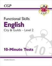 Functional Skills English City & Guilds Level 2 - 10-Minute Tests CGP Basic Proficiency Test (TYT) price