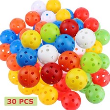30pcs Golf Practice Balls Plastic Airflow Hollow Swing Training Balls 42mm Mixed Balls price