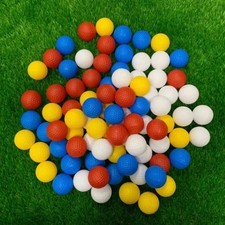 10xHollow Golf Practice Balls Soft PE Training Balls Indoor Outdoor Multi Colour Balls price