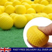 10Pcs Yellow PU Foam Golf Balls Sponge Elastic Indoor Outdoor Practice Training Balls price