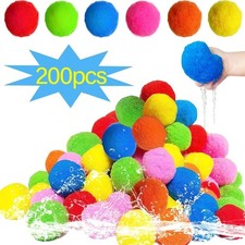 30-60pcs Small Ball Reusable Summer Water Sponge Balls Pool Toys UK Pool Games Balls price