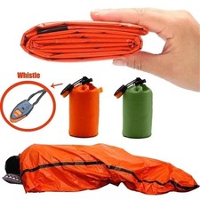 Outdoor Emergency Thermal Waterproof Sleeping Bag Camping Survival Bivvy Sack UK Sleeping Bag price