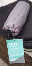 PRO ACTION ENVELOPE SLEEPING BAG LINER cover SINGLE CAMPING INDOOR OUTDOOR GREY Sleeping Bag price