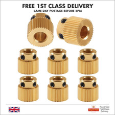 8pcs 3D Printer Accessory Extrusion Wheel Brass Drive Gear 40 Teeth Extruder Printer Accessory price