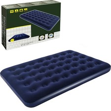 Double Flocked Camping Airbed Inflatable Mattress Blow Up Air Bed Air Mattress price