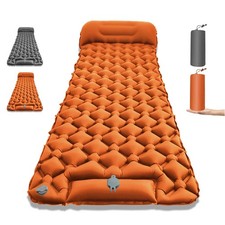 UK Inflatable Mat Camping Sleeping Self Inflating Mattress Bed Air Pillow Hiking Air Mattress price