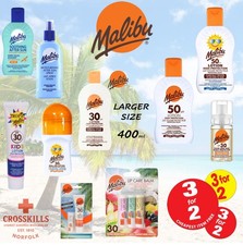 MALIBU SUN CARE - 100/200ml - BUY 2 GET 1 FREE, CHEAPEST ITEM FREE - BRAND NEW Lip Care / Protectors price