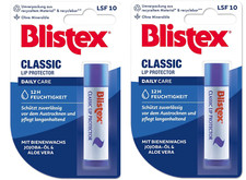 2 x Blistex - Classic Lip Protector - Daily Care SpF 10 - 4.25g Lip Care / Protectors price