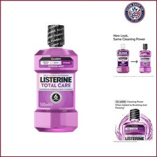 Total Care 500ml Classic Mouthwash | Natural Mint Flavor & 24-Hour Protection Mouthwash and Spray price