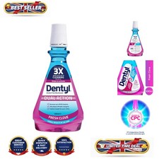 Alcohol-Free Dual Action Mouthwash, Fresh Clove Flavor, 12hr Fresh Breath, 500ml Mouthwash and Spray price
