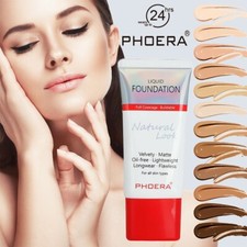 PHOERA Bottle Liquid Matte Flawless Long Lasting Foundation 30ml *CHOOSE SHADE* Foundations price
