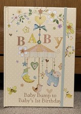 BABY JOURNAL BUMP TO 1ST BIRTHDAY PREGNANCY NEWBORN GIFT RECORD BOOK Pregnancy Books price