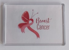 EXTRA LARGE FRIDGE MAGNET ❤ PINK RIBBON🎗 BREAST CANCER CARE CHARITY ❤🎗DONATION Breast Care price