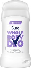 Sure Rio Coconut Whole Body Deodorant women s deodorant stick with a fresh & Stick Deodorants price