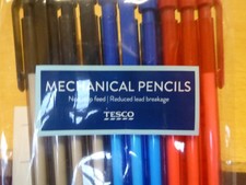 SEALED PACK OF 10 MECHANICAL PENCILS 0.7 mm MEDIUM 3 COLOURS #1188 Mechanical Pencil price