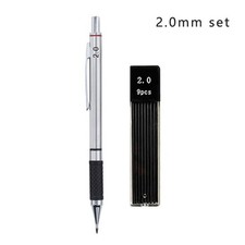 Stainless Steel Mechanical Pencil HB Black Pencil+ Leads for Writing and Drawing Mechanical Pencil price