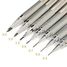 Stainless Steel Mechanical Pencil HB Black Pencil+ Leads for Writing and Drawing Mechanical Pencil price