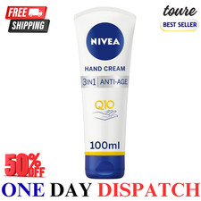 NIVEA 3in1 Q10 Anti-Age Care Hand Cream (100ml), Moisturising Hand Cream Reduces Hand Care price