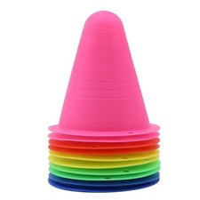 10PCS Training Cones Football Marker Discs Skating Slalom Practice UK Football Equipment price