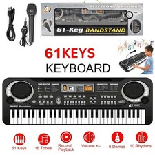 61 Key Electric Digital Piano Musical Beginner Electronic Keyboard Instrument UK Digital Pianos price