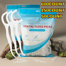Dental Floss Picks Interdental Teeth Cleaning Oral Care Tooth Picks 50-600 PCS Dental Floss price