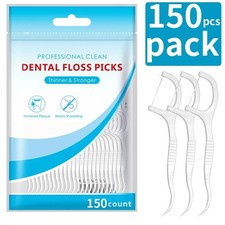 150 pcs Dental Floss Sticks Interdental Tooth Harps Teeth Picks Oral Plaque Care Dental Floss price