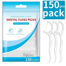150 pcs Dental Floss Sticks Interdental Tooth Harps Teeth Picks Oral Plaque Care Dental Floss price