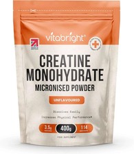 Creatine Monohydrate Powder Micronised | 400g Pouch | 114 Servings | 200 Mesh Ea Protein Powders price