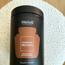 WelleCo Nourishing Protein Powder Chocolate Brown Rice & Pea Protein 300g Protein Powders price