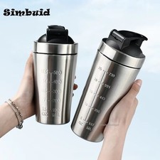Protein Shaker Bottle Leak Proof Metal Stainless Steel Protein Mixer Protein Powders price