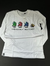 Boys Long Sleeve White T-Shirt Among Us Gaming Age 11/12 Years Boys' T-shirt price