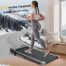 4-in-1 Walking Pad with 7% Incline, Under Desk Treadmill with Remote, 1- 8Km/h Treadmills price