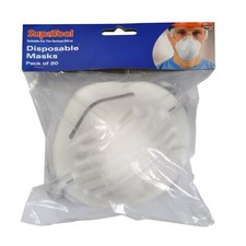 20 Disposable Face Dust Masks Non Medical Elasticated Pollen Dust Protection Masks price