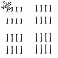 SKATEBOARD TRUCK HARDWARE BLACK NUTS BOLTS ALLEN 0.75" 1" 1.25" 1.5" 1.75" 2" Skateboard price