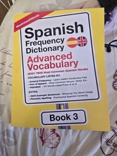 Spanish Frequency Dictionary - Advanced Vocabulary: 5001-7500 Most Common Foreign Language Dictionaries price