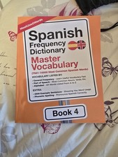 Spanish - English Frequency Dictionary - Master  : 7501-10000 Most Common Words Foreign Language Dictionaries price