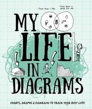 My Life in Diagrams: Charts, Graphs & Diagrams to Track Your Busy Life! Journal Letters - Memoirs - Diaries - Narratives price