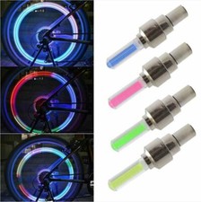 2 Bike LED NEON Valve Lights Bicycle Wheel Accessories Night Warning Safety Bicycle Accessories price
