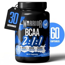 BCAA Tablets - Amino Acids - Warrior - Supports Muscle Growth 2:1:1 - 60 Pills Amino Acid price