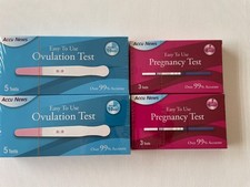 Ovulation Tests (10 Count) & Pregnancy Tests (6 Count) Bundle - New & Unopened Pregnancy / Ovulation Test price