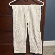 Girls Gap Size L White Sweatpants Girls' Trousers price