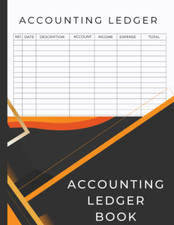 Accounting Ledger Book | 8.5 " X 11 " | 100 Pages the New Accounting Finance Books price