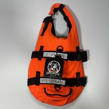 TWF Dog Life Jacket Buoyancy Aid Pet Float Hi Vis Orange Size Medium M Brand New Life Jacket price