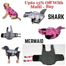 Dog Life Jacket Safety Swimming Float Adjustable Buoyancy Aid Vest Pet Preserver Life Jacket price
