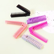 Choice of Colors Folding Travel Hair Brush and Comb Portable Mirror Pocket Hair Brush and Comb price